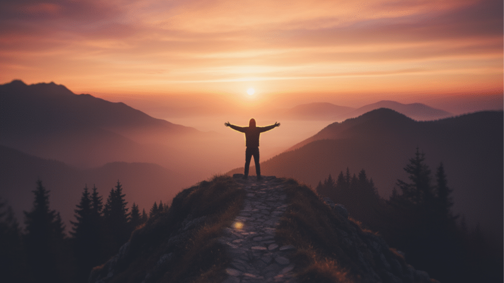 Personal brand authenticity sunrise success journey